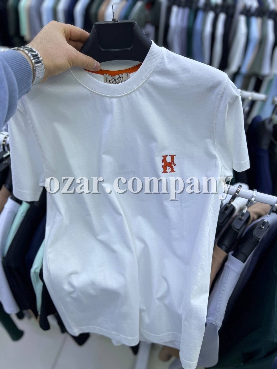 Мужская Футболка Hermes