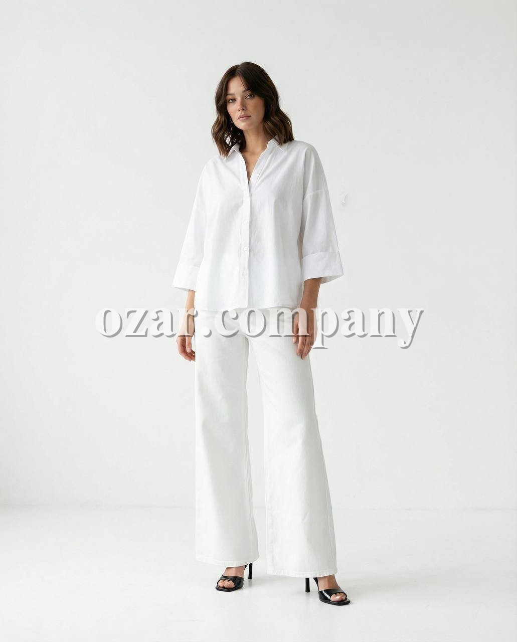 Женское Рубашка Fame