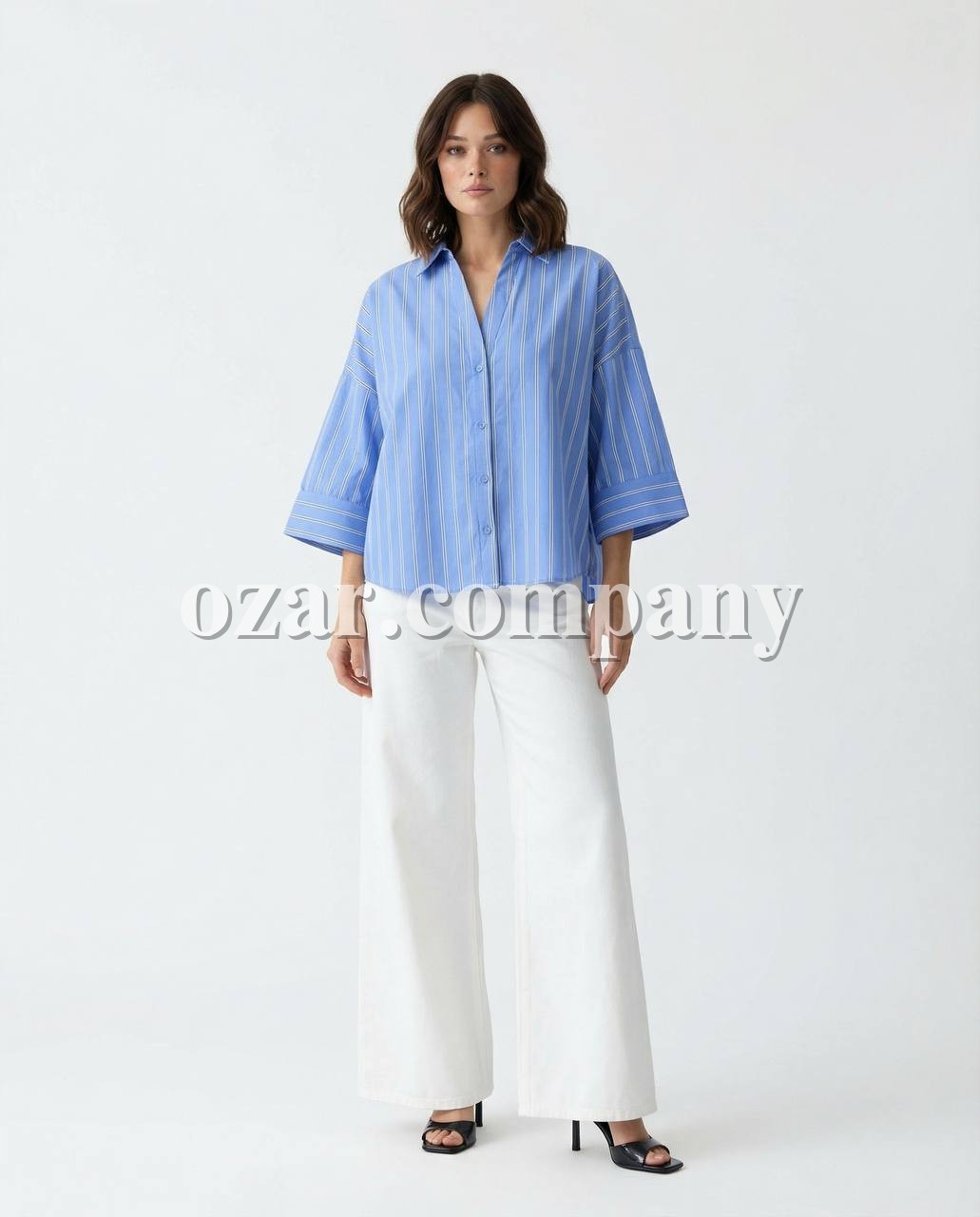 Женское Рубашка Fame