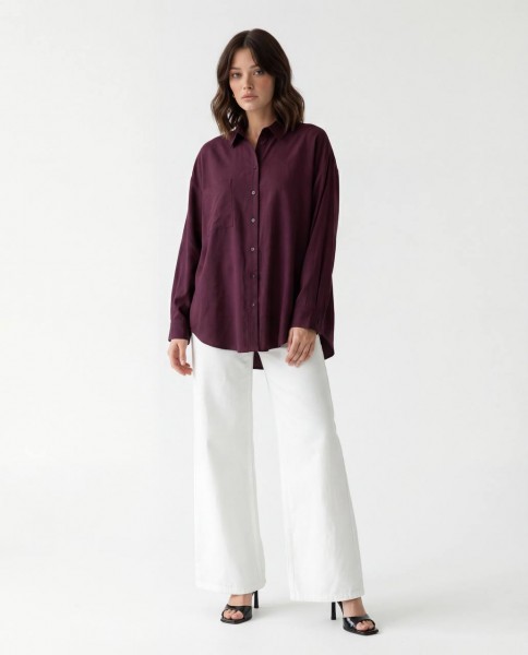 Женское Рубашка Fame