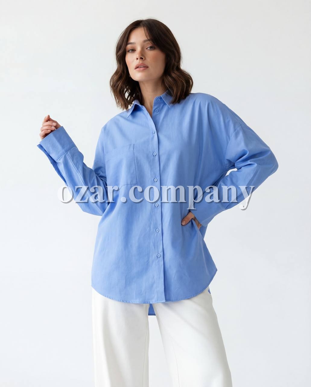 Женское Рубашка Fame