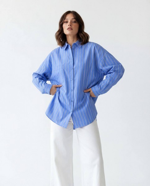 Женское Рубашка Fame