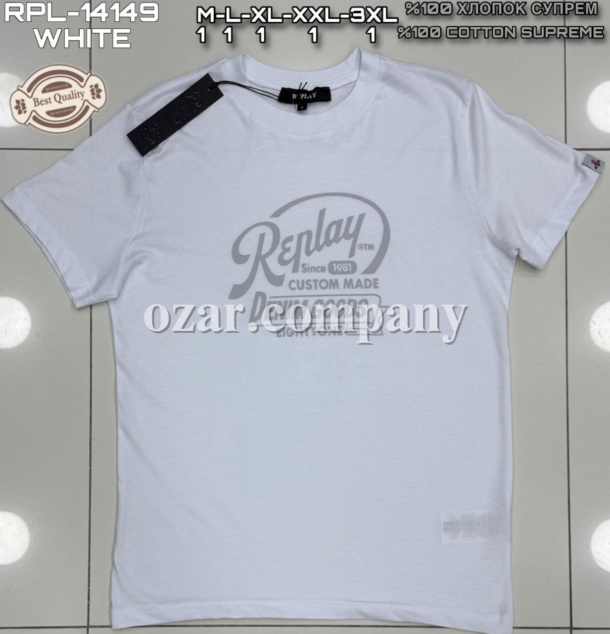 Мужская Футболка Replay