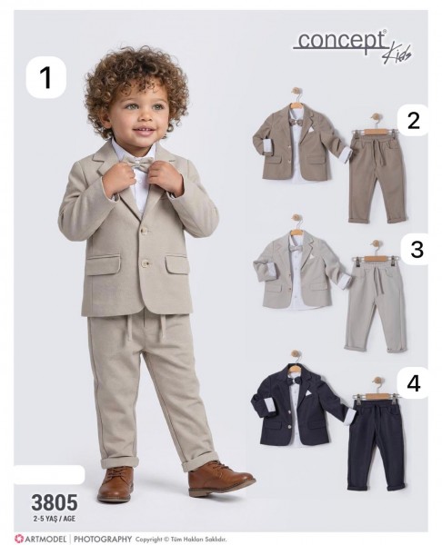 Костюм Тройка Для Мальчика Concept (2-3-4-5лет)