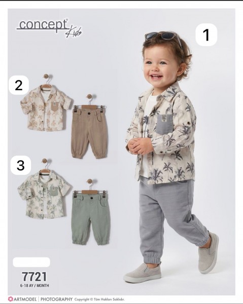 Костюм Тройка Для Мальчика Concept (6-9-12-18мес.)