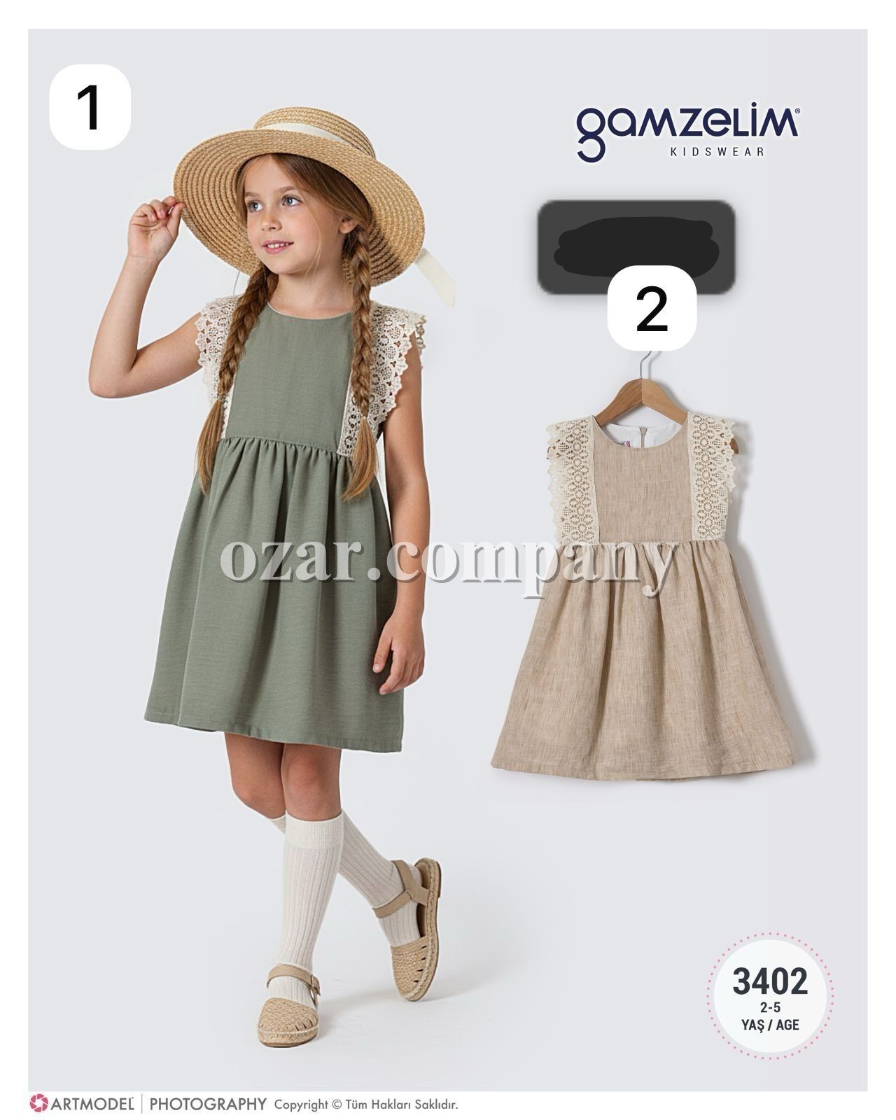 Платье Для Девочки Gamzelim (2-3-4-5лет)