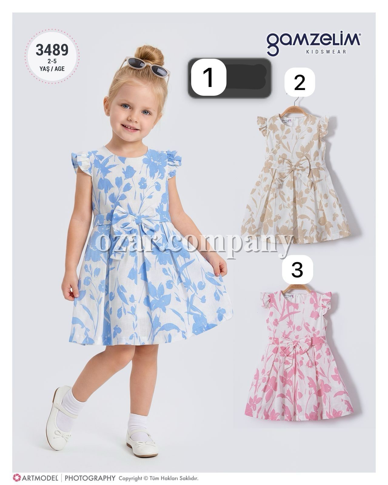 Платье Для Девочки Gamzelim (2-3-4-5лет)