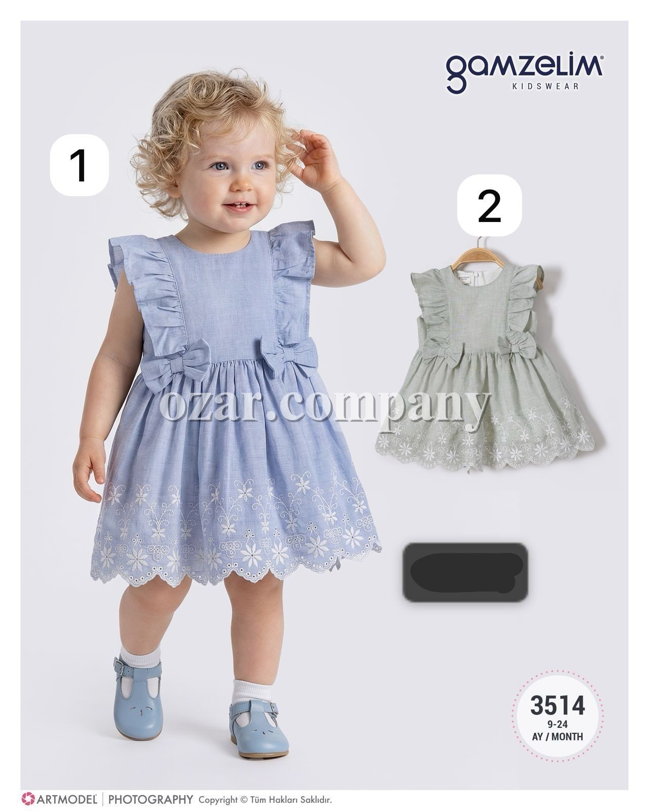 Платье Для Девочки Gamzelim (9-12-18-24мес.)