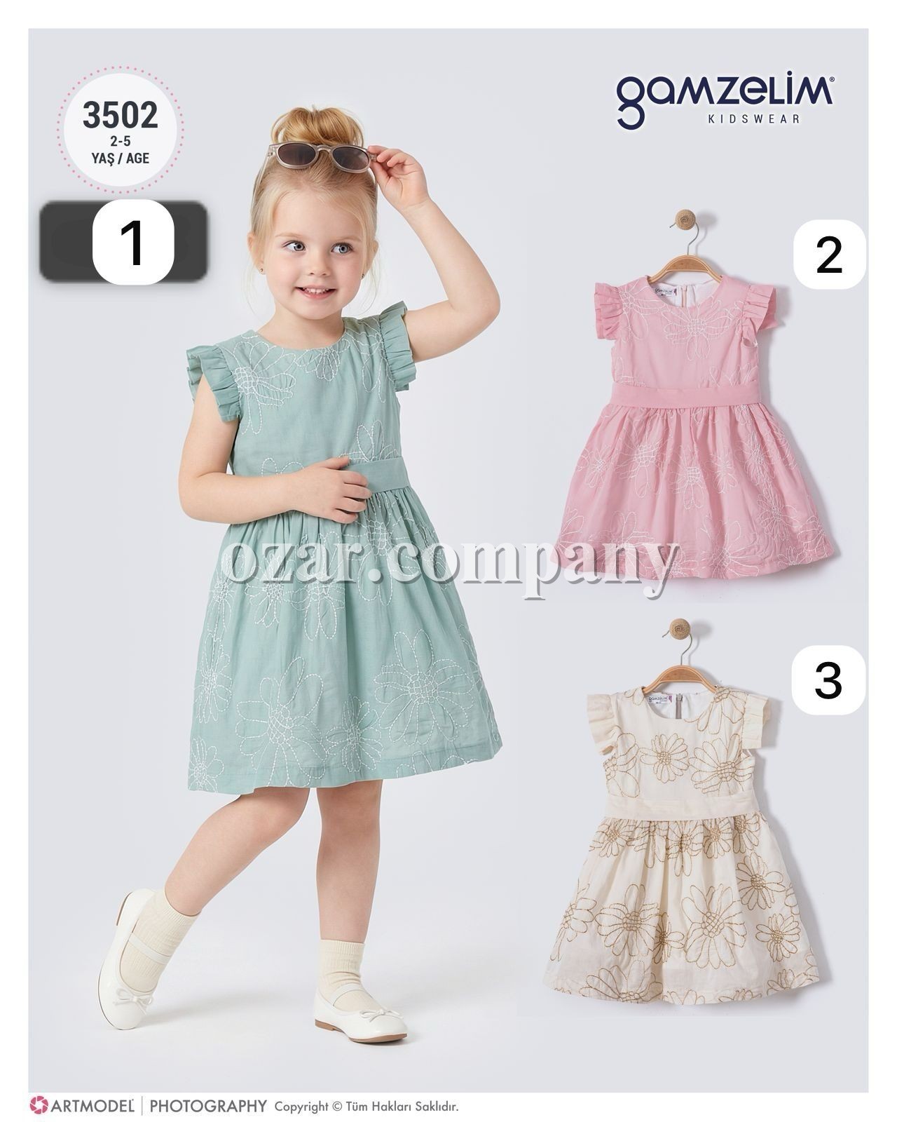 Платье Для Девочки Gamzelim (2-3-4-5лет)