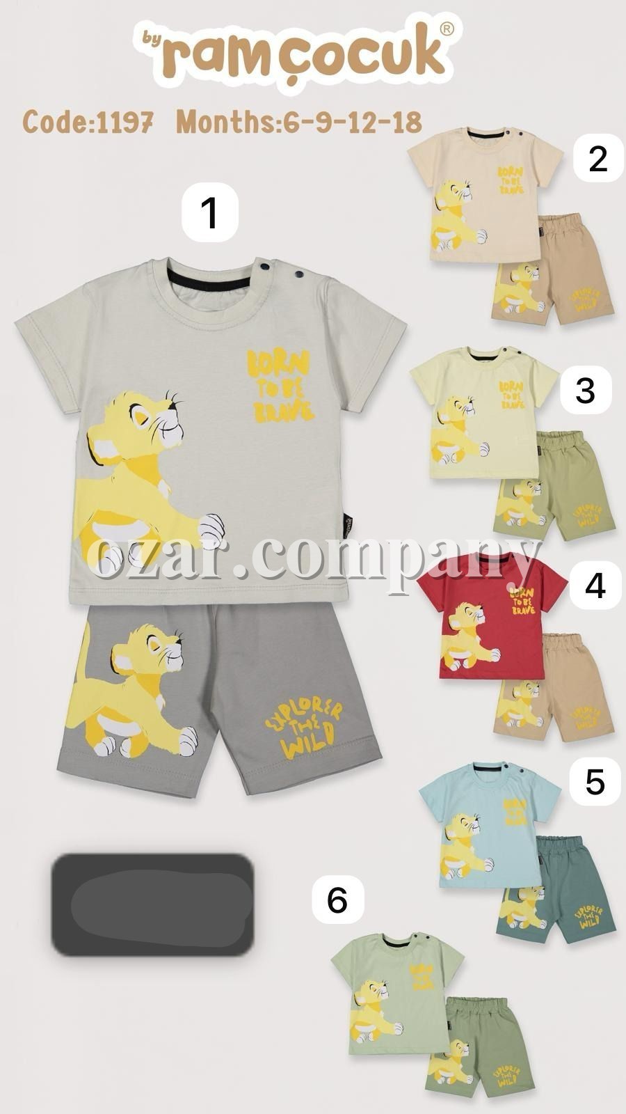 Костюм Для Мальчика Ramcocuk (6-9-12-18мес.)