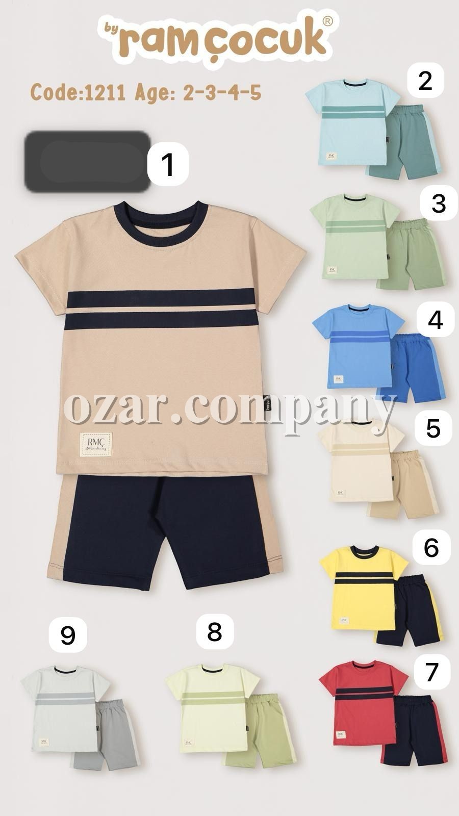 Костюм Для Мальчика Ramcocuk (2-3-4-5лет)