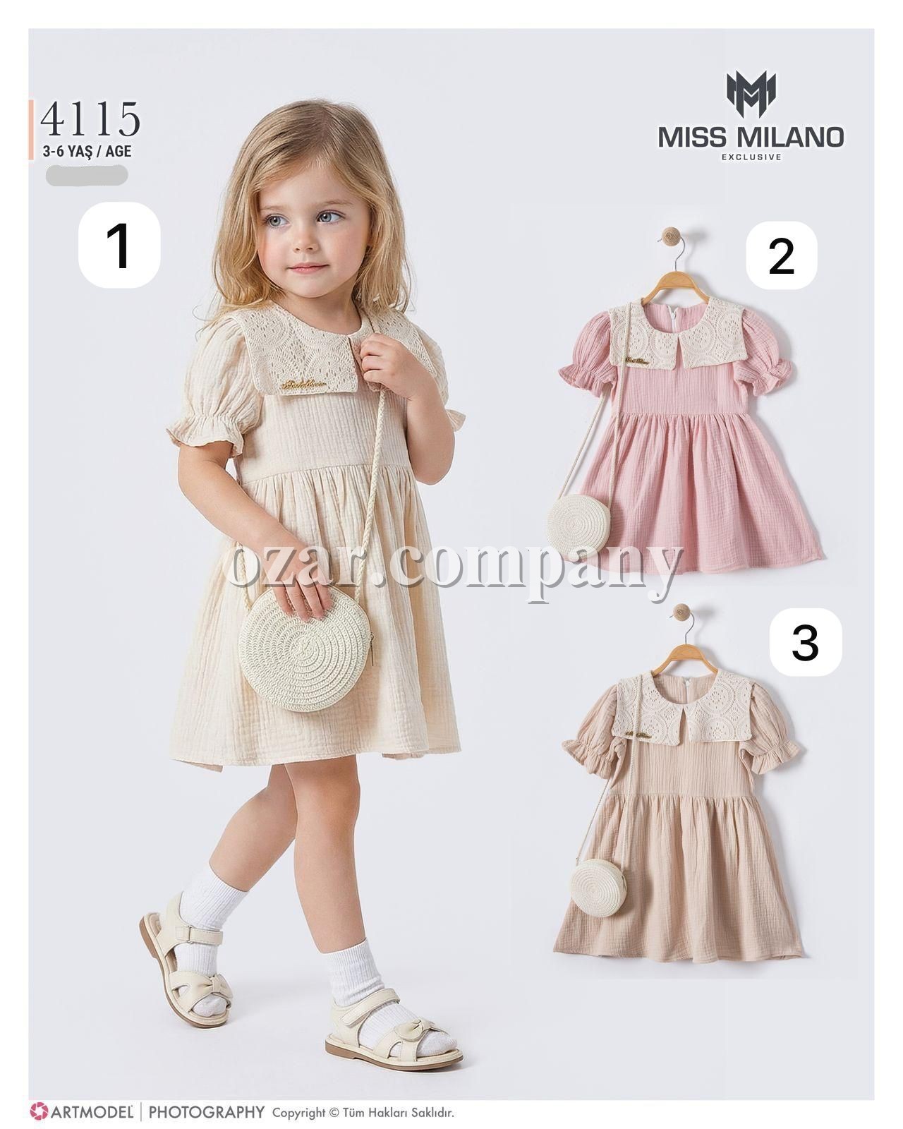 Платье Для Девочки Miss Milano (3-4-5-6лет) 