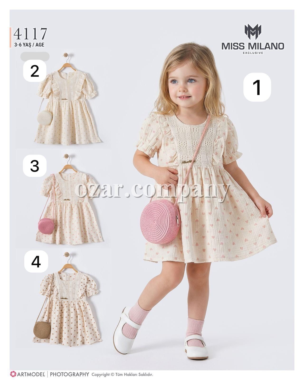 Платье Для Девочки Miss Milano (3-4-5-6лет) 