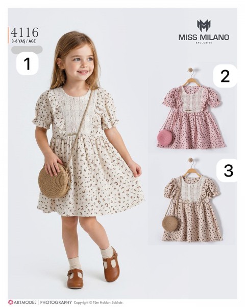Платье Для Девочки Miss Milano (3-4-5-6лет) 