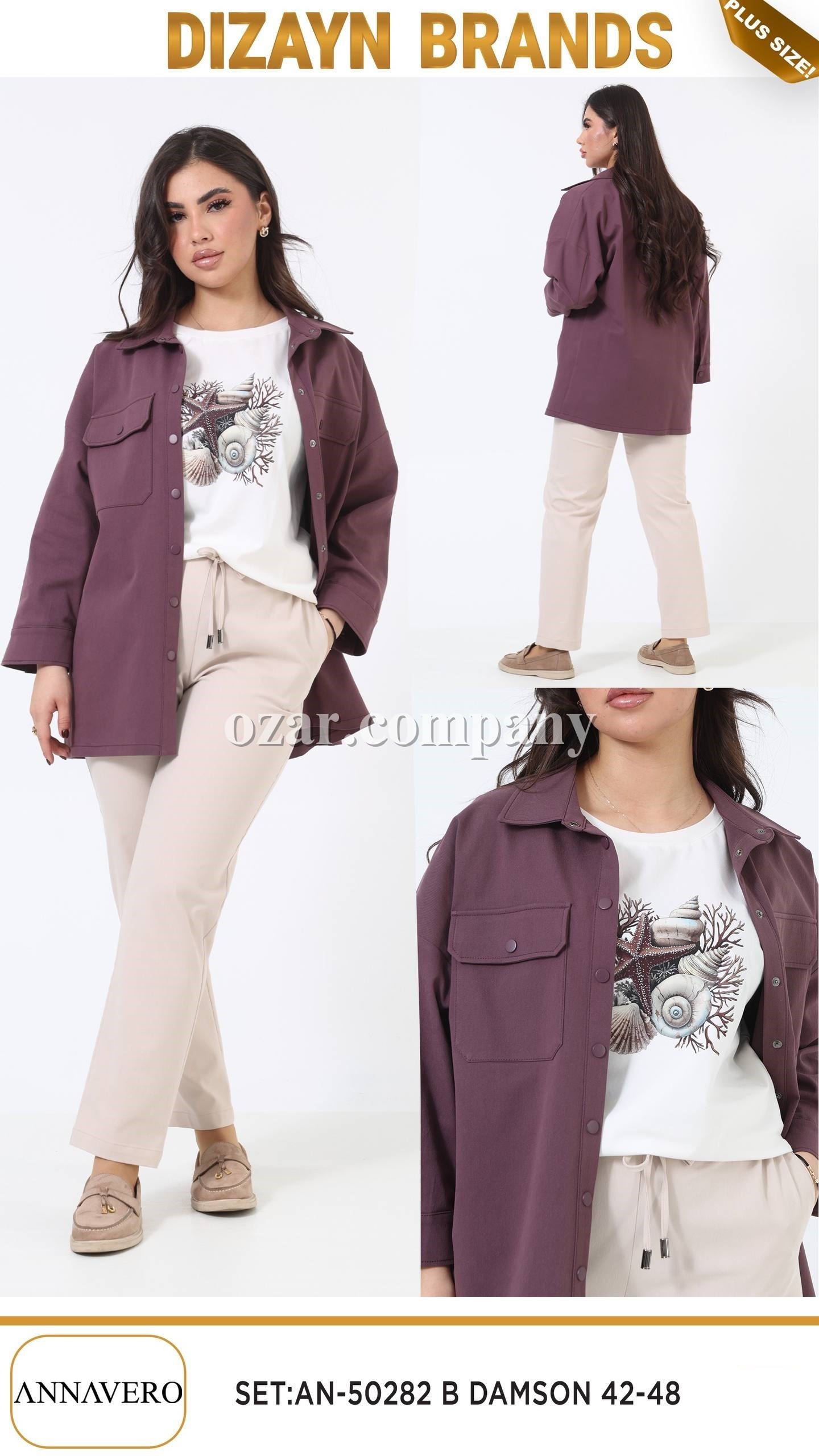 Женский Костюм Dizayn (Большие размеры)