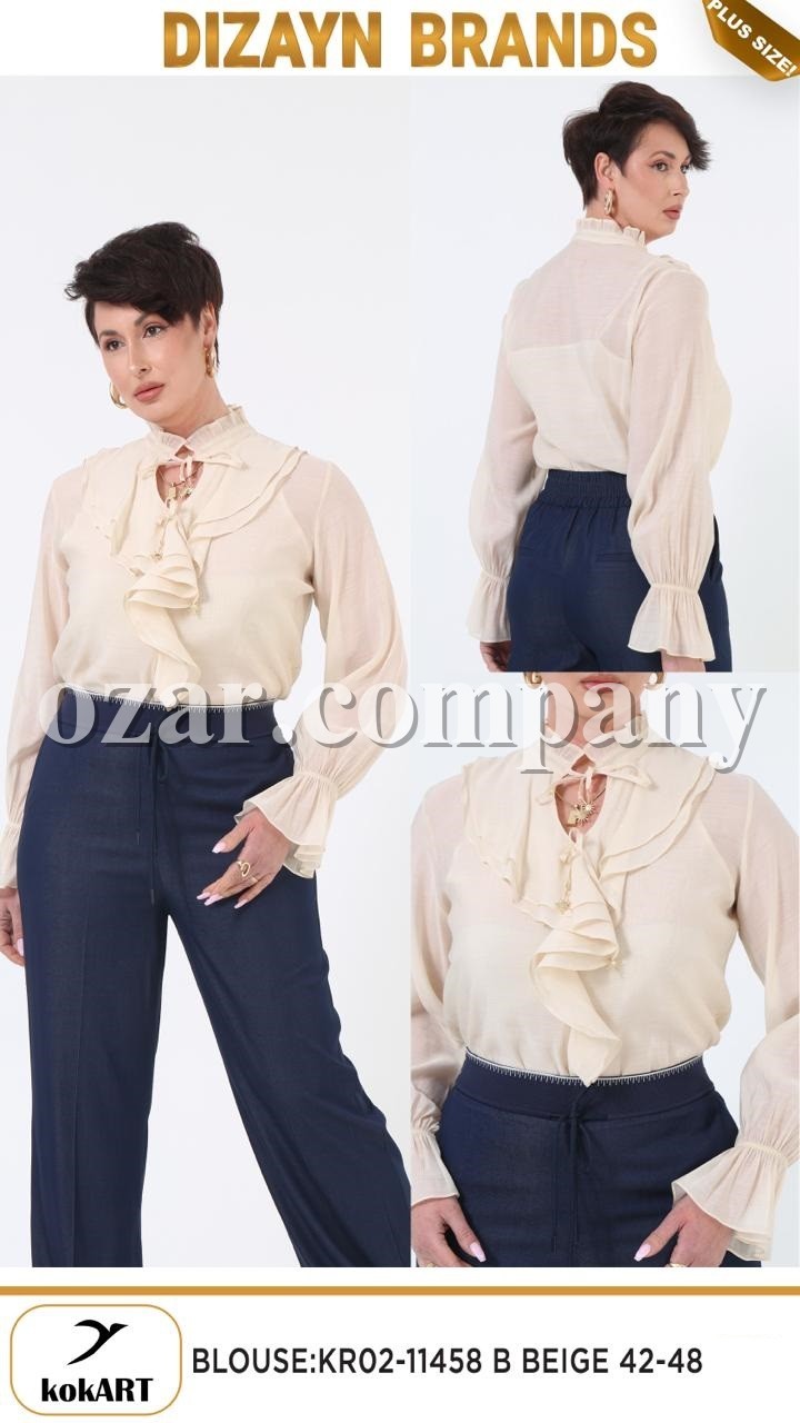 Женская Блуза Dizayn (Большие размеры)