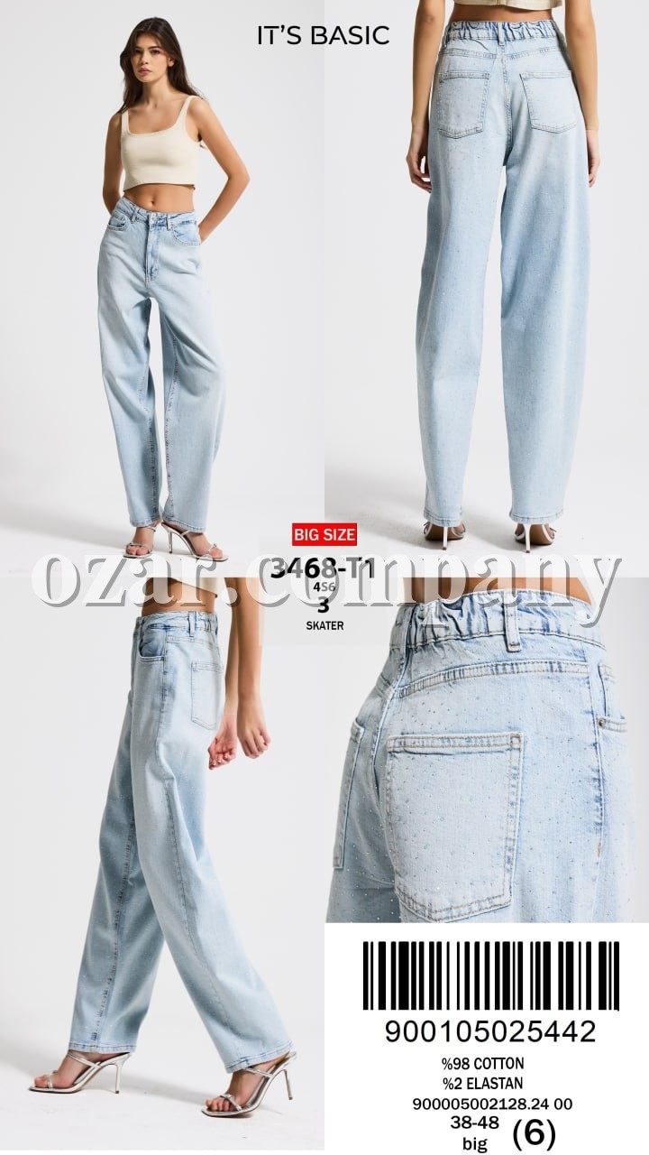 Женские Джинсы ITS Basic (Большие размеры)