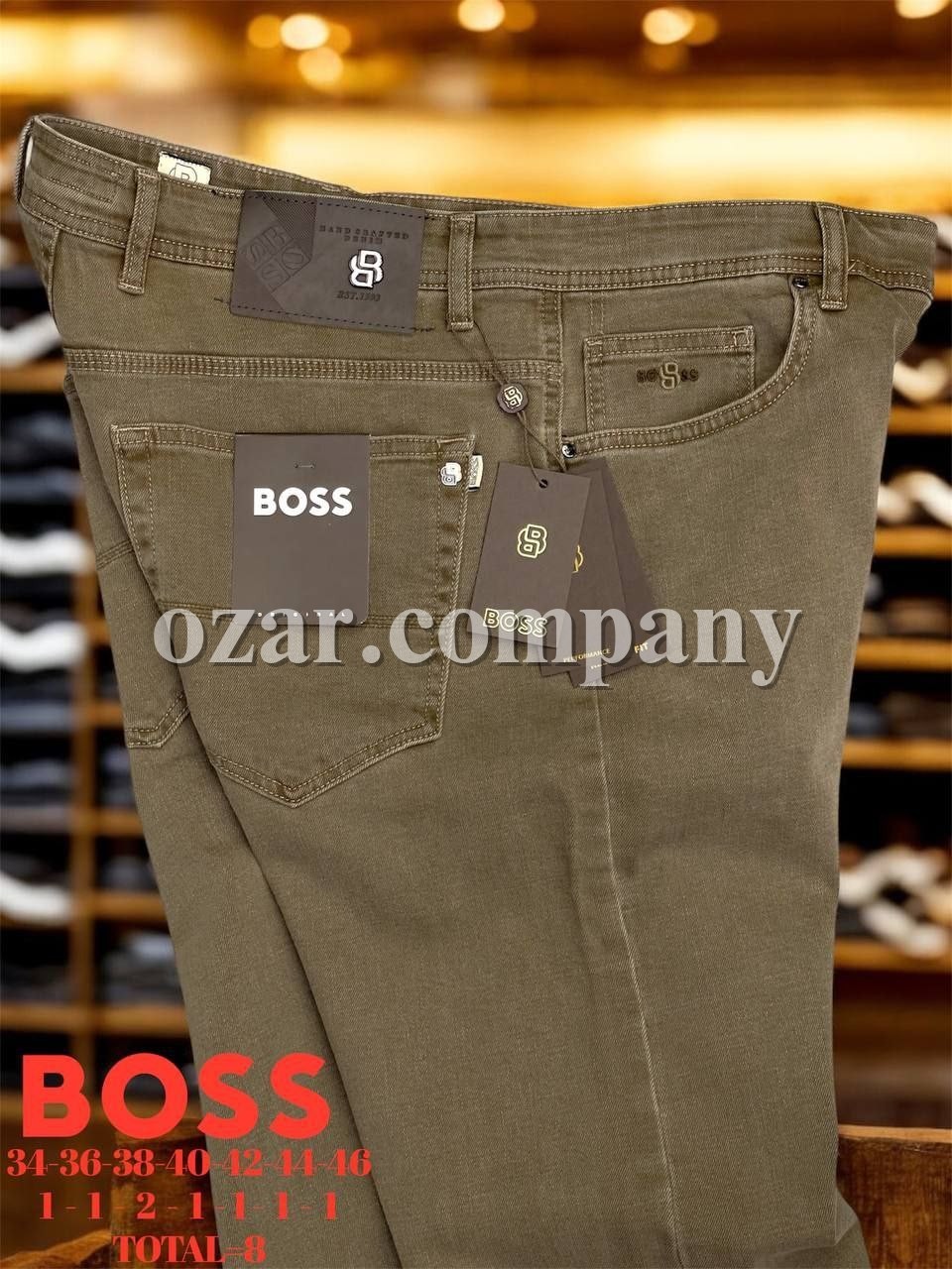 Мужские Джинсы Boss (Большие размеры)