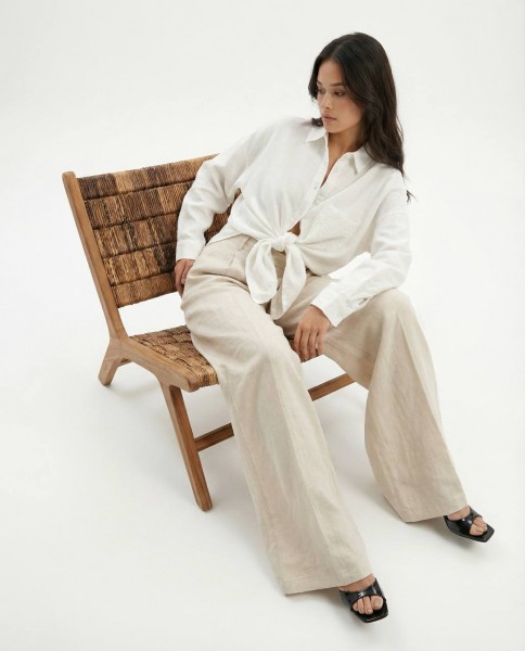 Женское Рубашка Fame