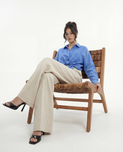 Женское Рубашка Fame