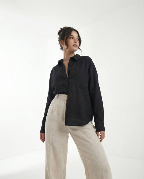 Женское Рубашка Fame