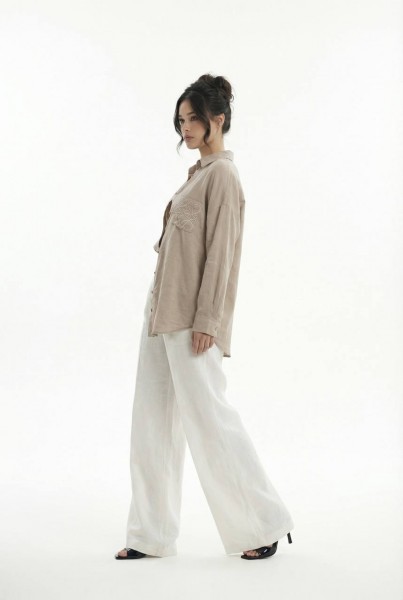 Женское Рубашка Fame