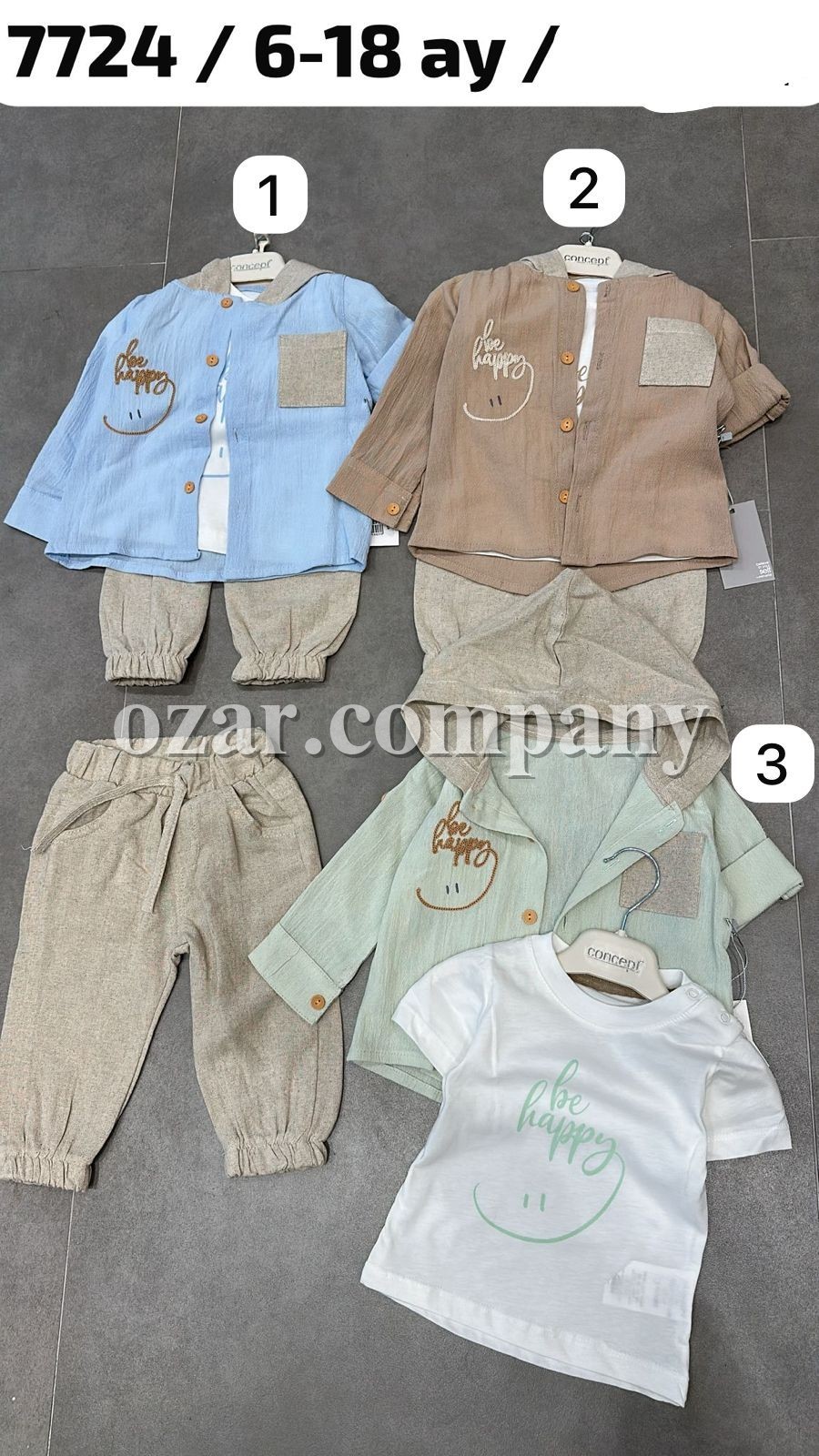 Костюм Тройка Для Мальчика Concept (6-9-12-18мес.)