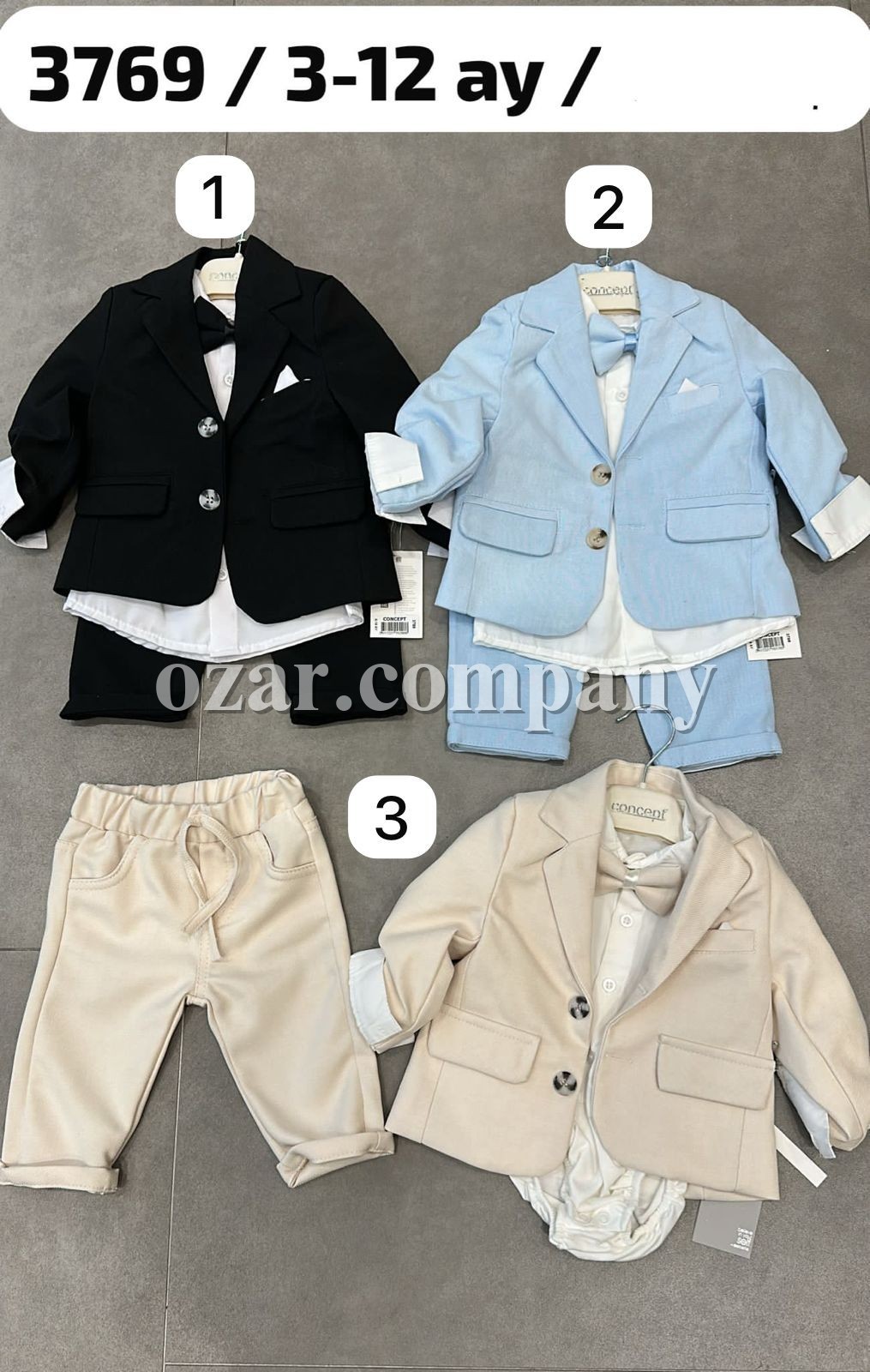 Костюм Тройка Для Мальчика Concept (3-6-9-12мес.)