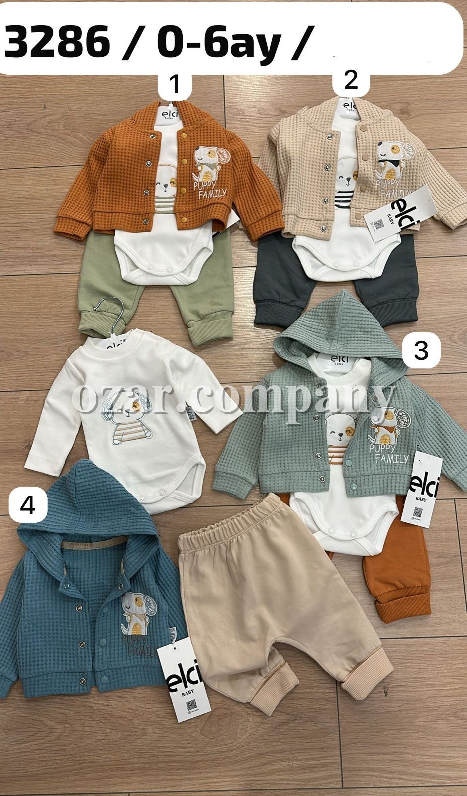 Комплект Для Мальчика Elci (0-3/3-6мес.)