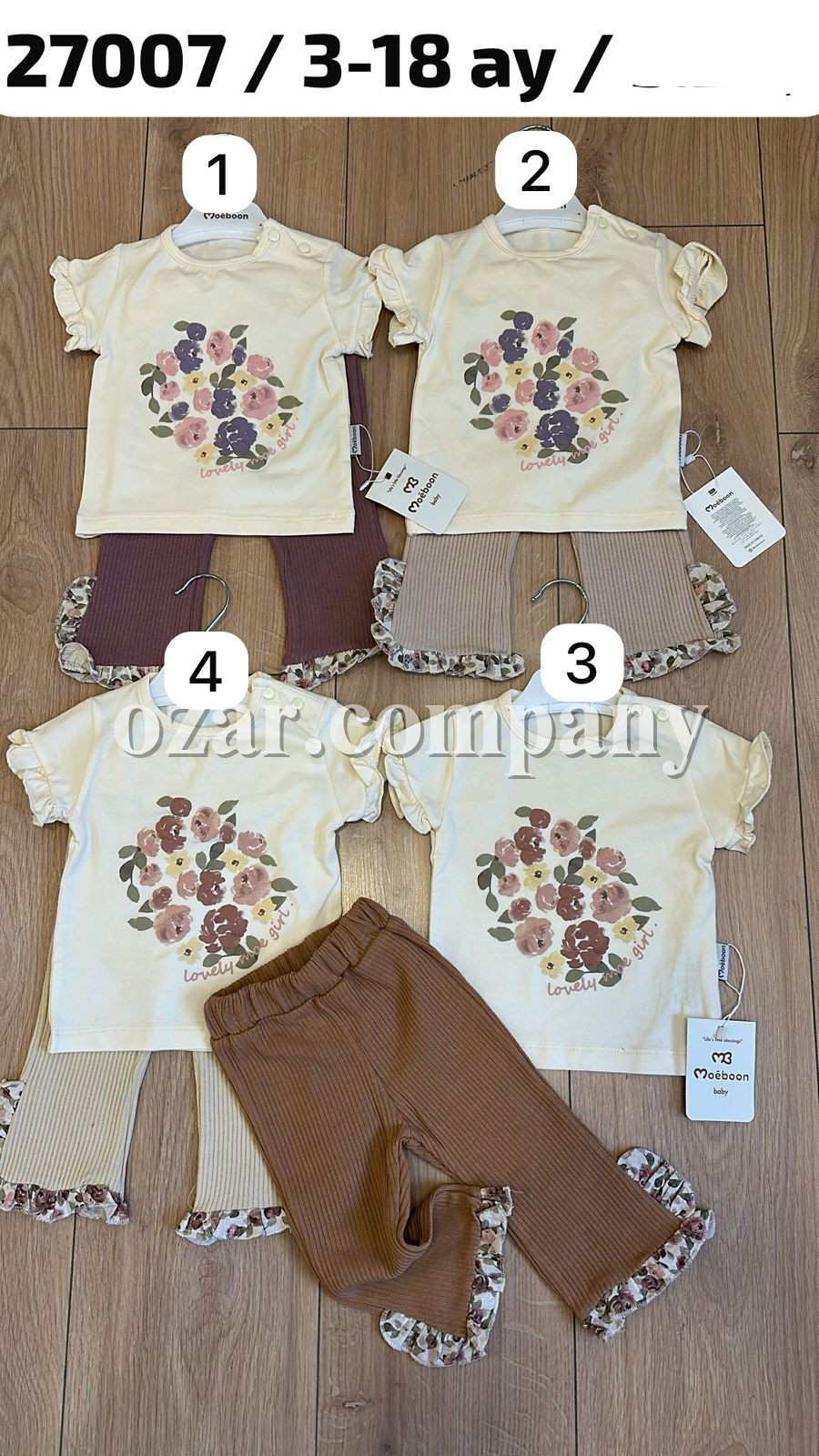 Костюм Для Девочки Moeboon (3-6/6-9/9-12/12-18мес.)