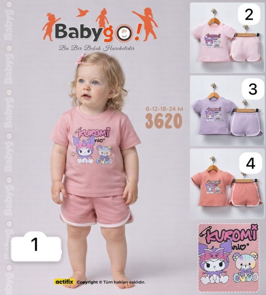 Костюм Для Девочки Babygo (6-12-18-24мес.)