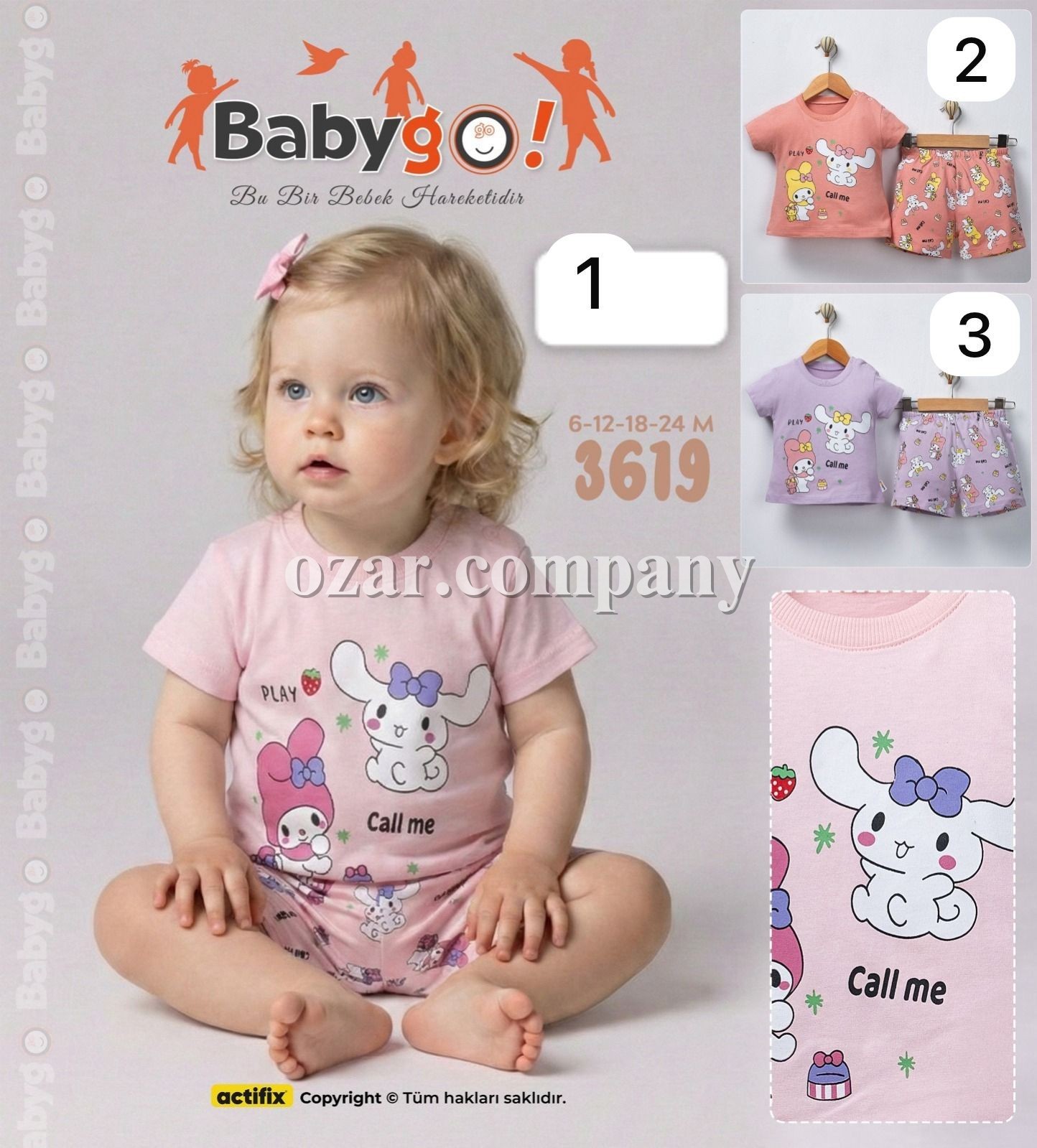 Костюм Для Девочки Babygo (6-12-18-24мес.)