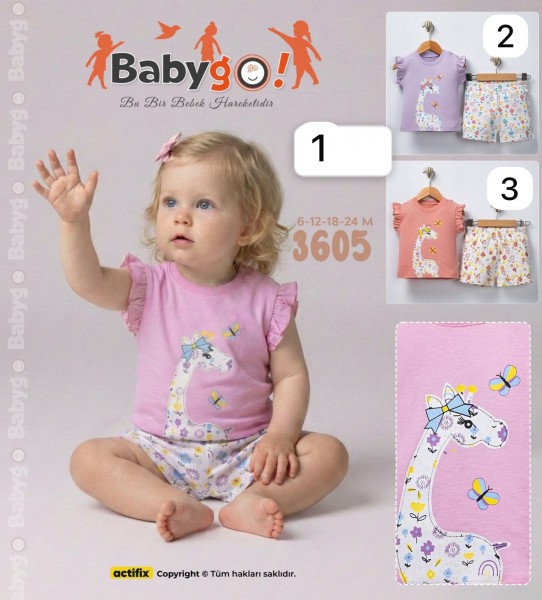 Костюм Для Девочки Babygo (6-12-18-24мес.)