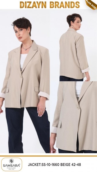 Женский Пиджак Dizayn (Большие размеры)