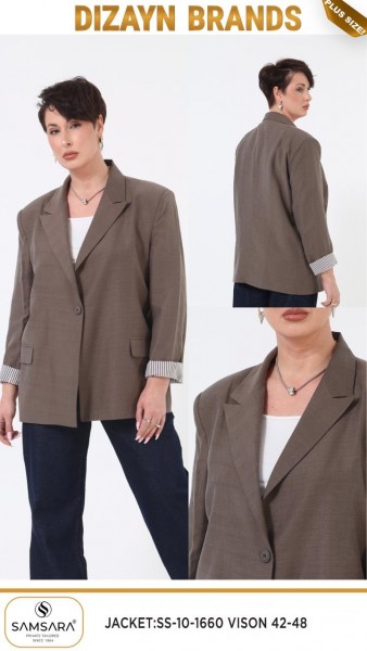 Женский Пиджак Dizayn (Большие размеры)