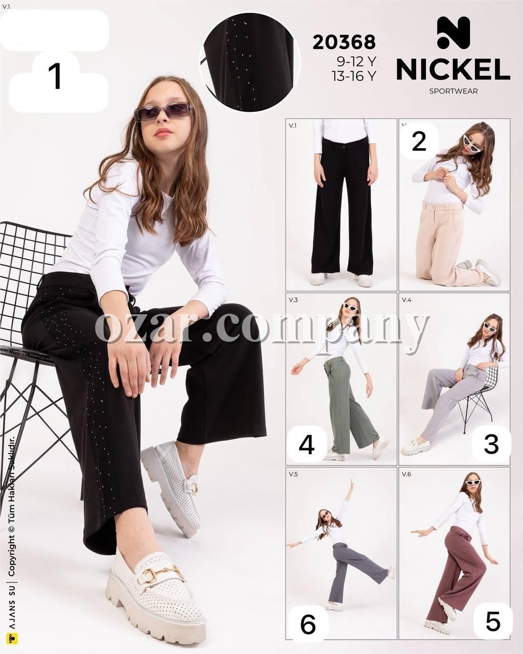 Штаны Для Девочки Nickel (9-10-11-12лет) 