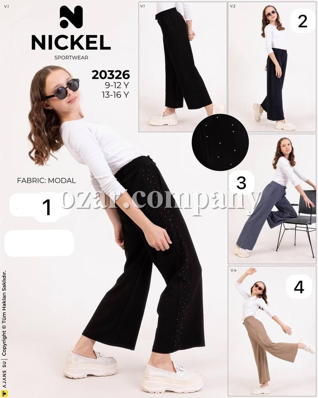 Штаны Для Девочки Nickel (9-10-11-12лет) 