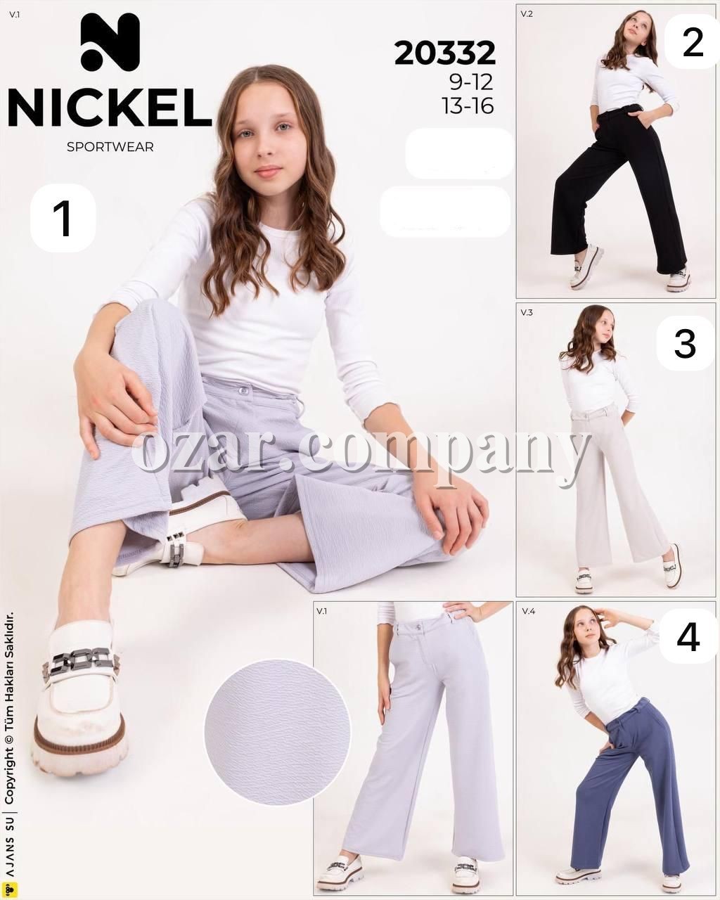 Штаны Для Девочки Nickel (9-10-11-12лет) 