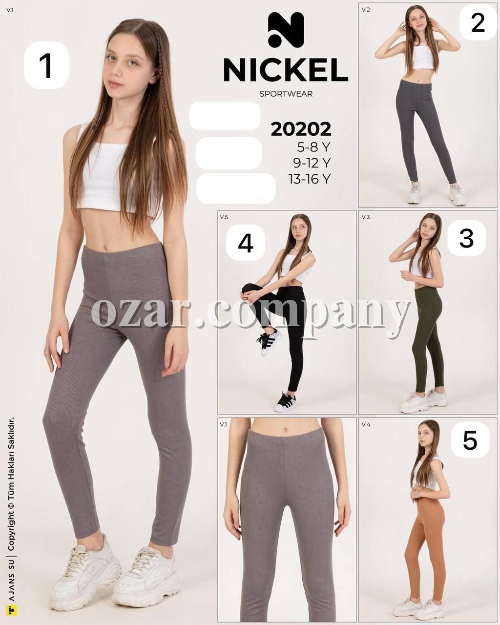 Лосины Для Девочки Nickel (9-10-11-12лет) 