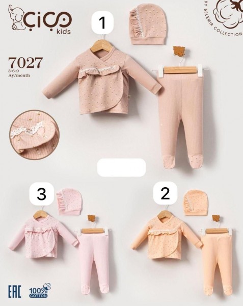 Комплект Для Девочки Cico Kids (3-6-9мес.)