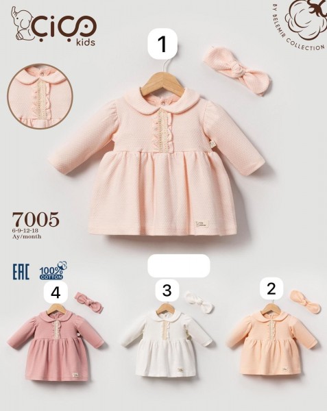 Платье Для Девочки Cico Kids (6-9-12-18мес.)