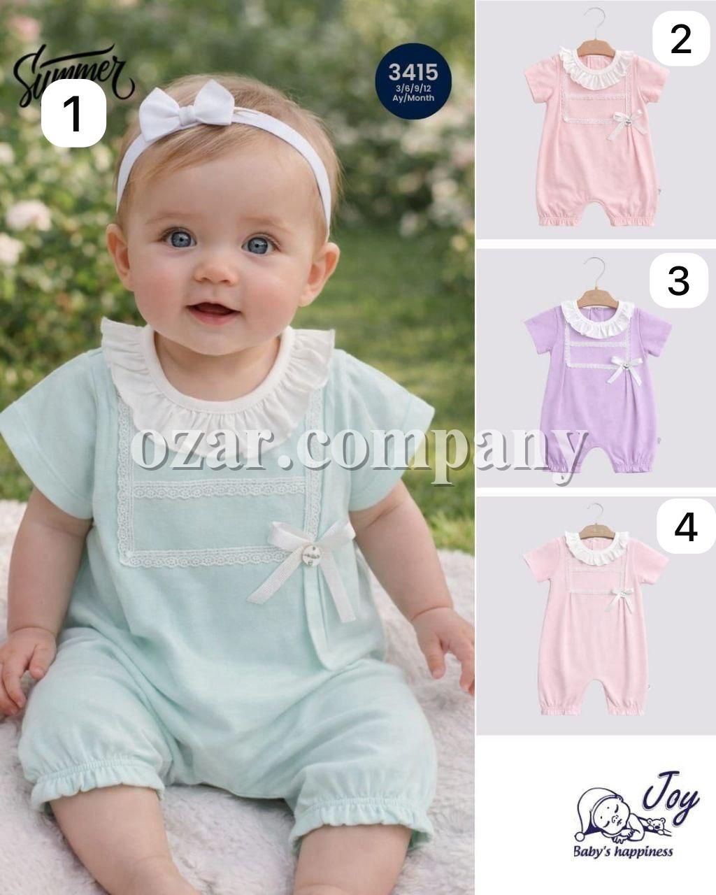 Песочник Для Девочки Jolly Joy (3-6-9-12мес.)