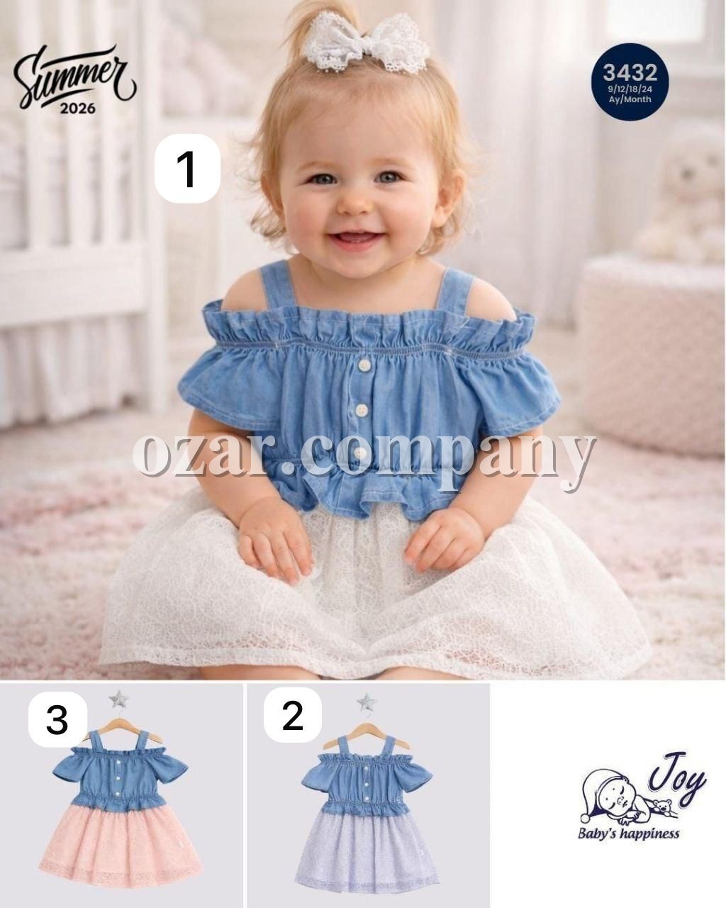 Платье Для Девочки Jolly Joy (9-12-18-24мес.)