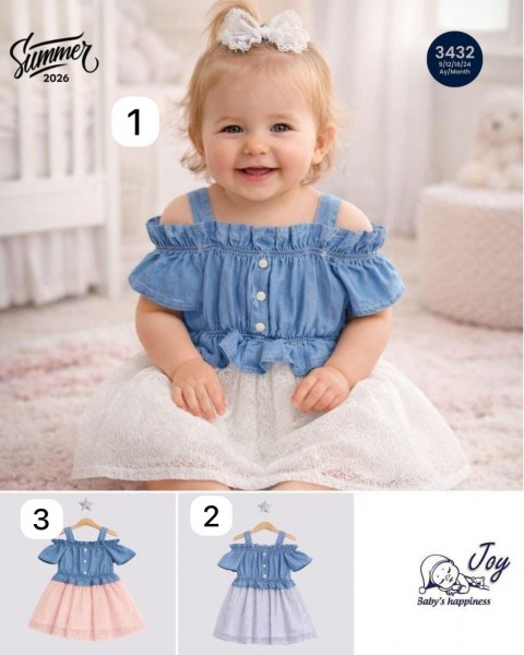 Платье Для Девочки Jolly Joy (9-12-18-24мес.)