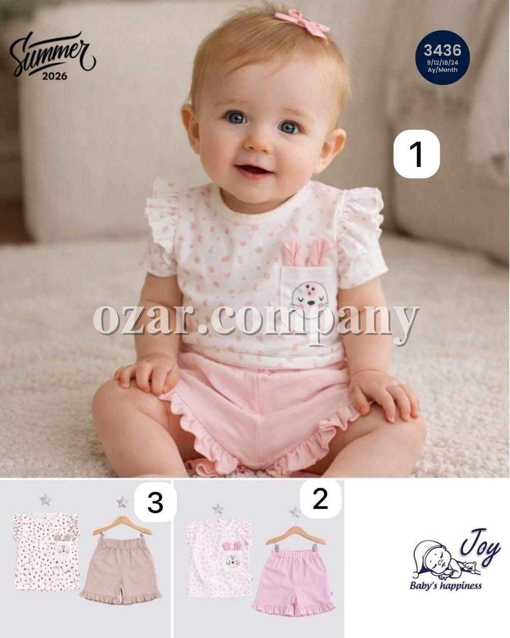 Костюм Для Девочки Jolly Joy (9-12-18-24мес.)