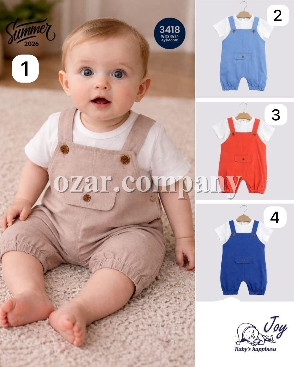 Песочник Для Мальчика Jolly Joy (9-12-18-24мес.)