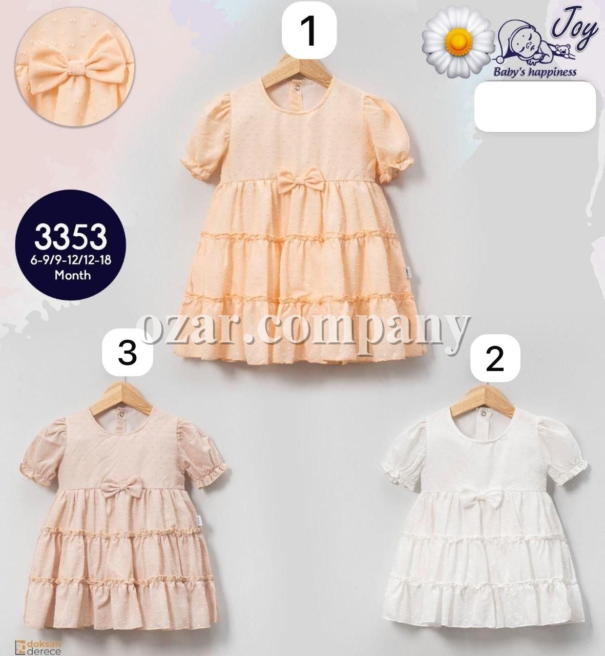 Платье Для Девочки Jolly Joy (6-9/9-12/12-18мес.)