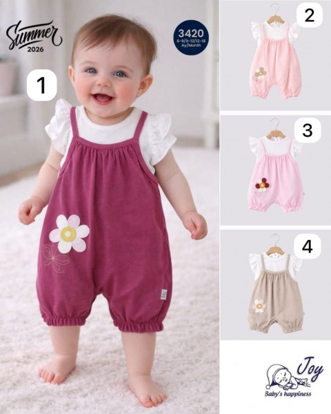 Песочник Для Девочки Jolly Joy (6-9/9-12/12-18мес.)