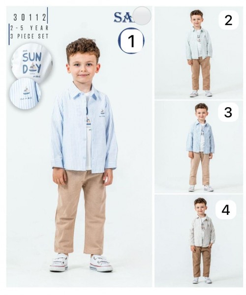 Костюм Тройка Для Мальчика Sani (2-3-4-5лет)