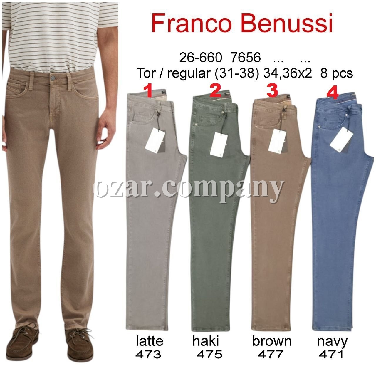 Мужские Джинсы Franco Benussi 